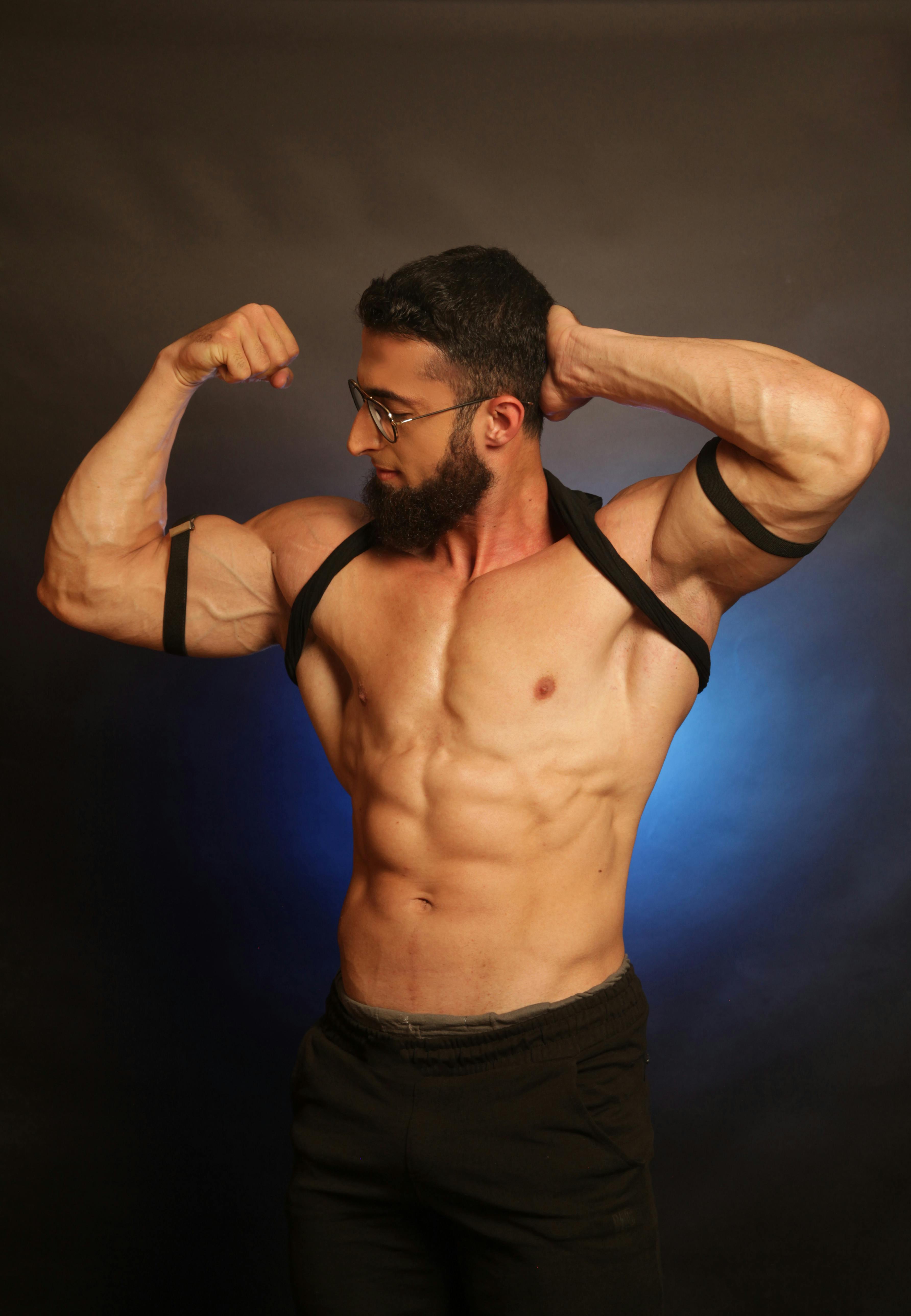 Male fitness model